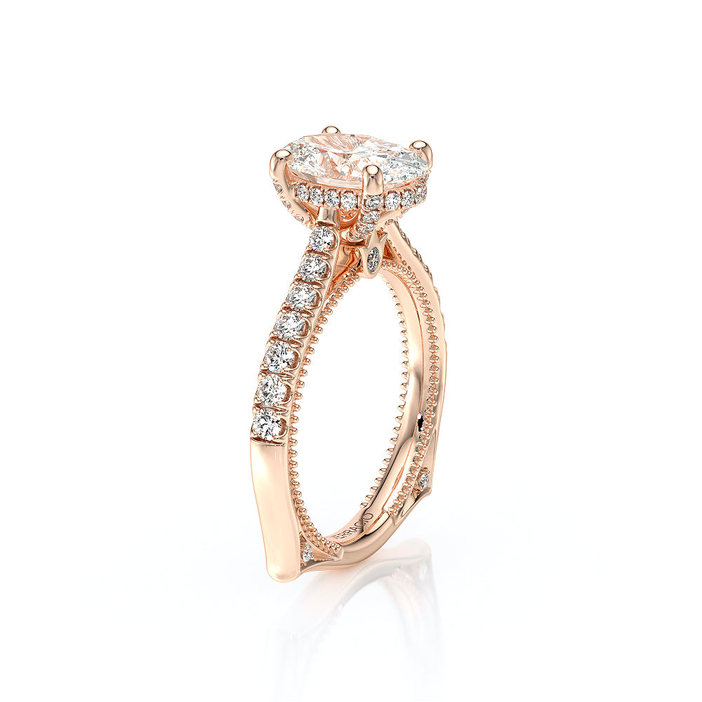 Vanguard-2208OV-18K Rose Gold Oval