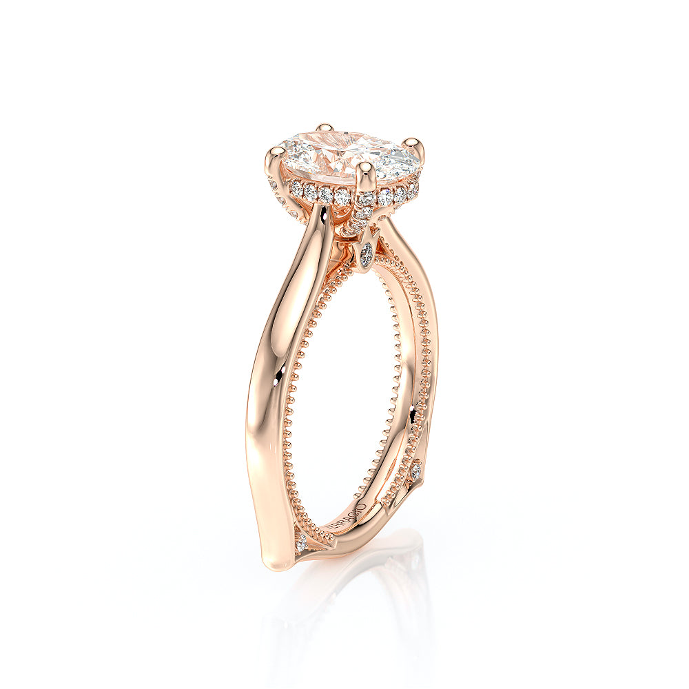 Vanguard-2208OV-S-18K Rose Gold Oval