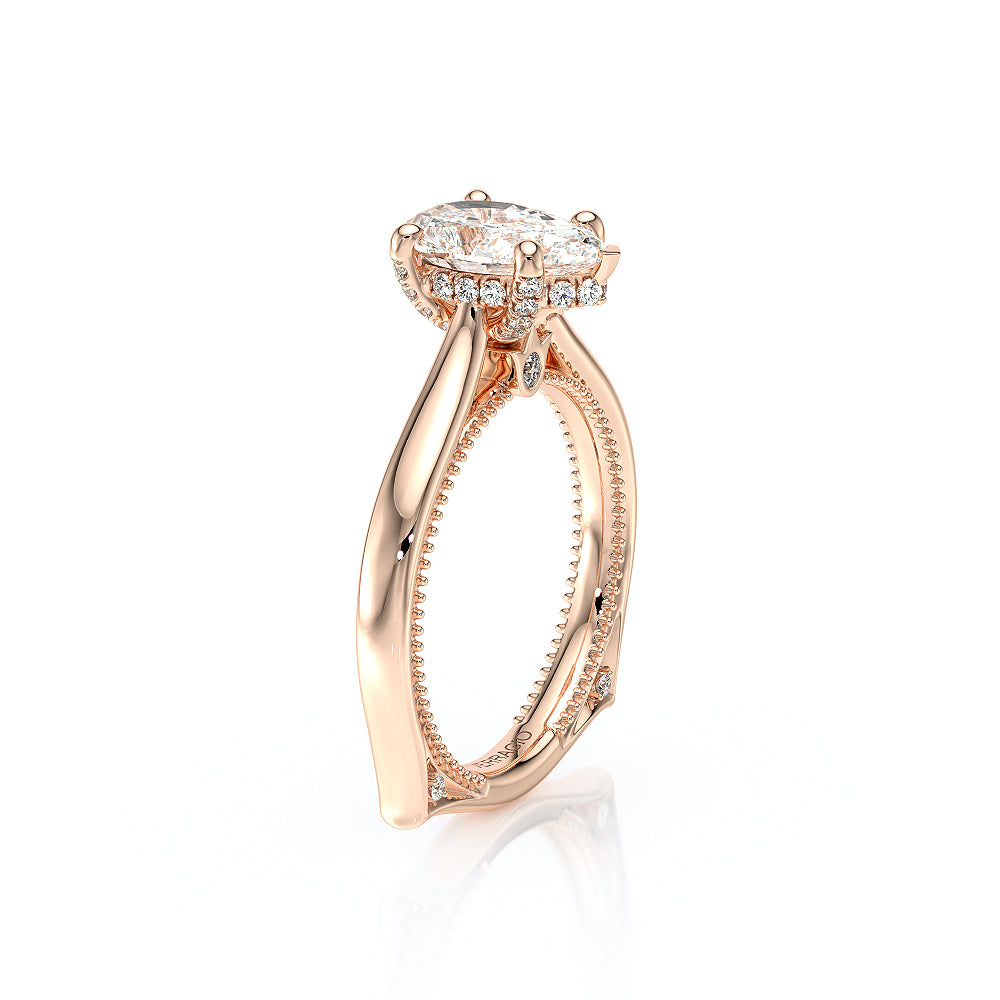 Vanguard-2208ps-S-14k Rose Gold Pear
