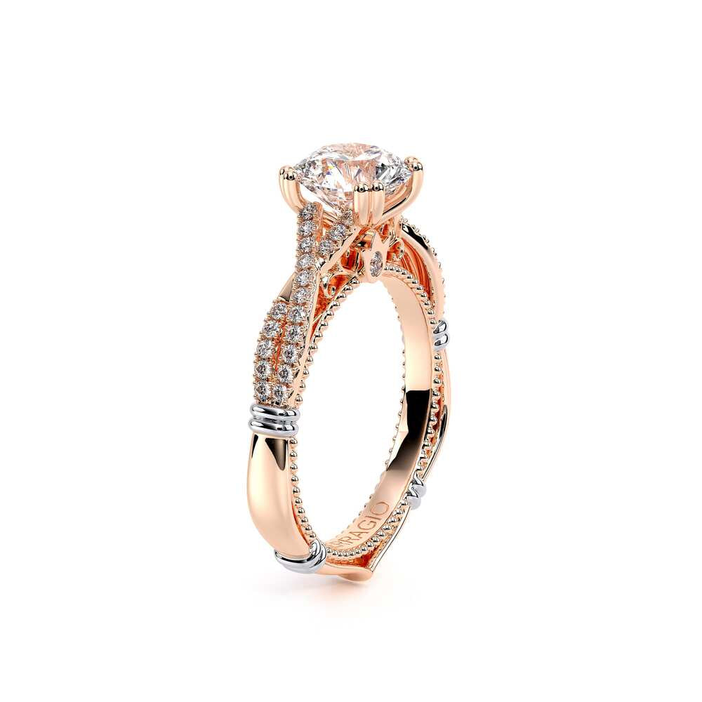 Parisian-105r-18k Rose Gold Round