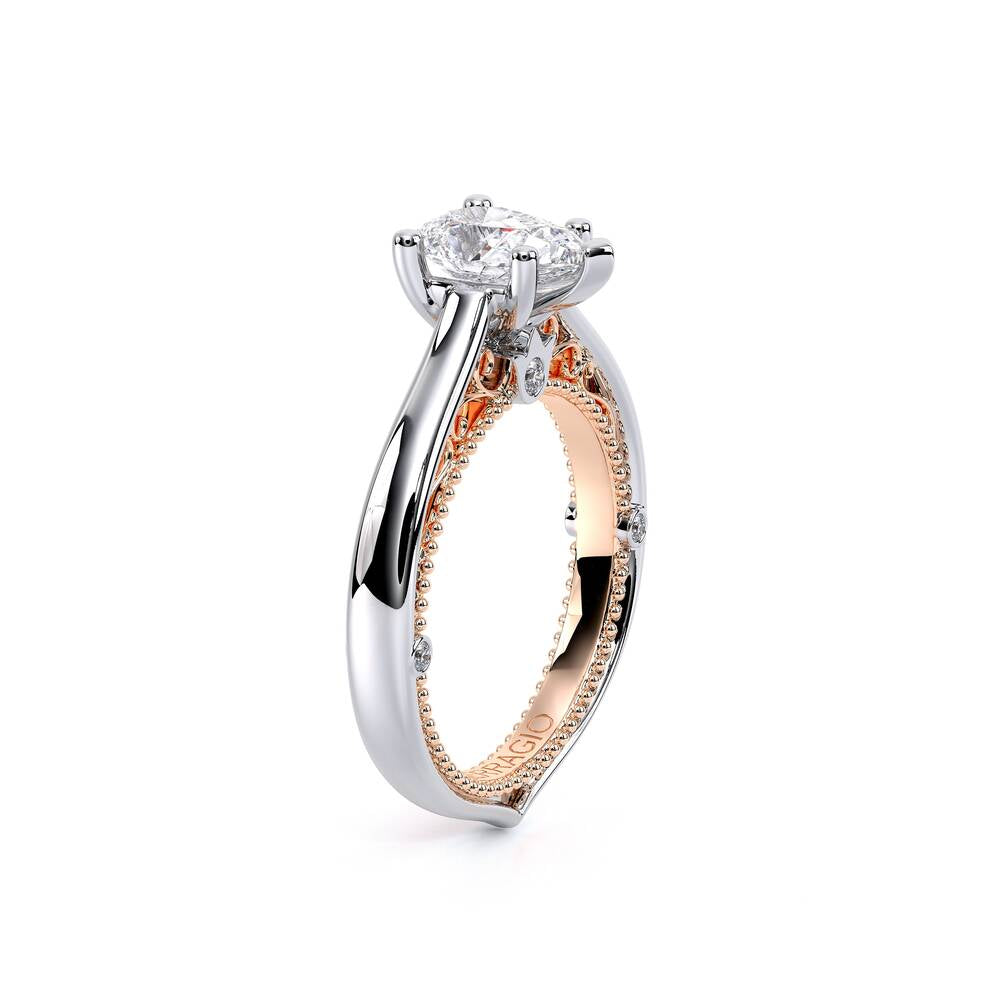 Venetian-5047pear-14k Two Tone Pear
