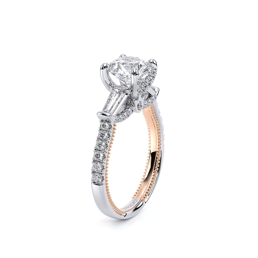 Renaissance-991R15-18K Two Tone Round