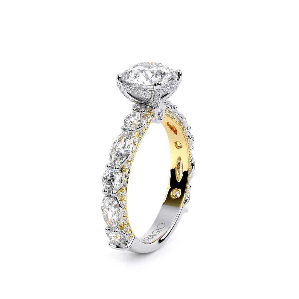 Couture-0490R30-18K Two Tone Round
