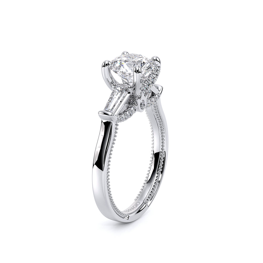 Renaissance-991R-S-14K White Gold Round