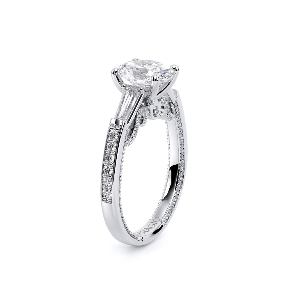 Insignia-7110OV-18K White Gold Oval