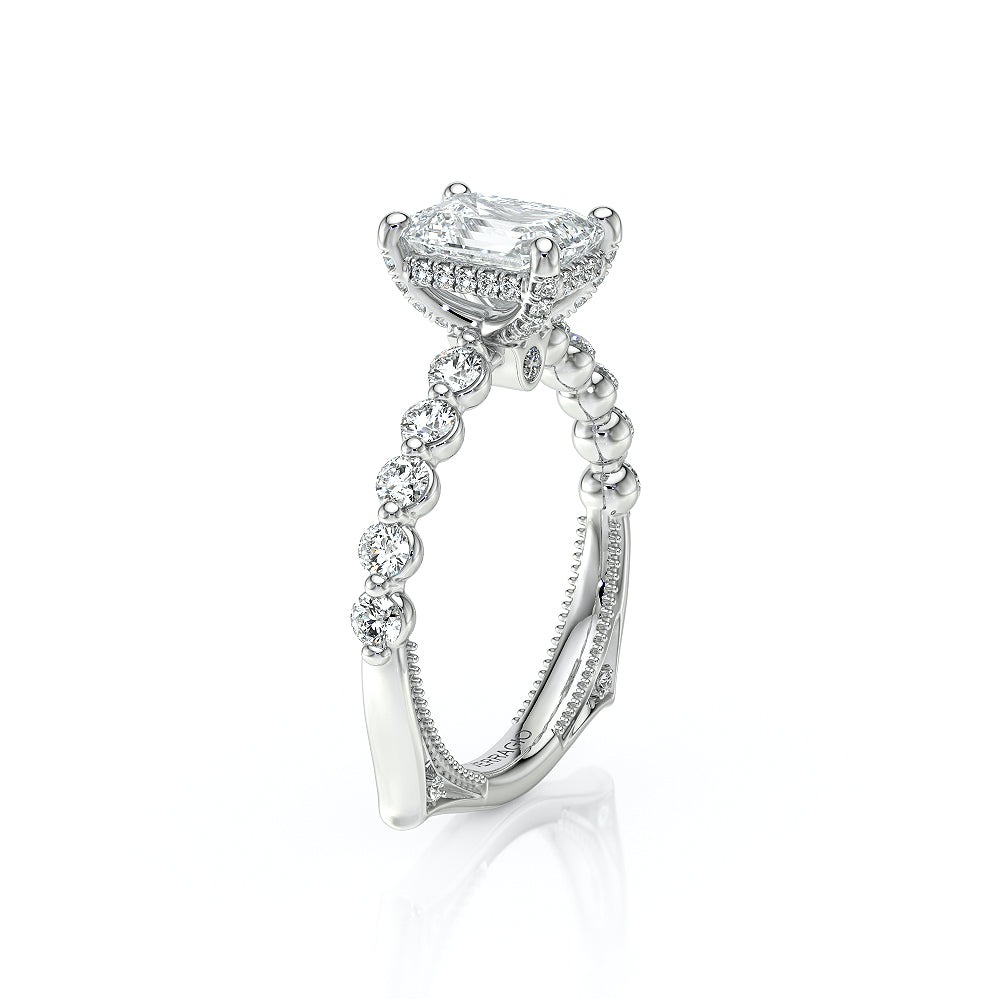 Vanguard-2201EM-14K White Gold Emerald