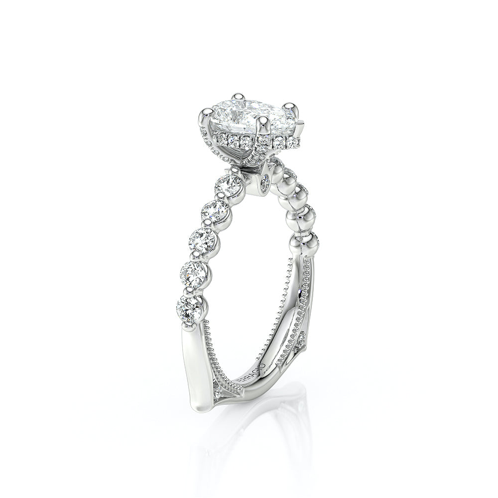 Vanguard-2201PS-14K White Gold Pear