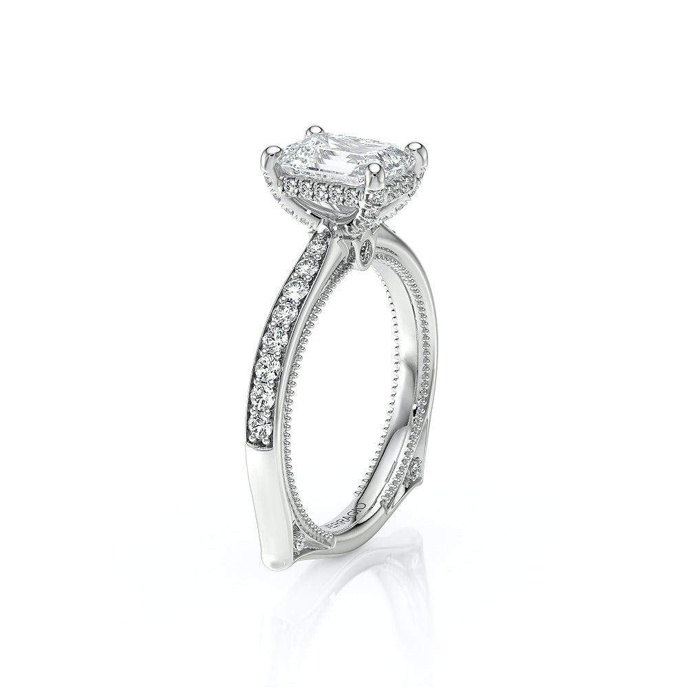 Vanguard-2203EM-14K White Gold Emerald