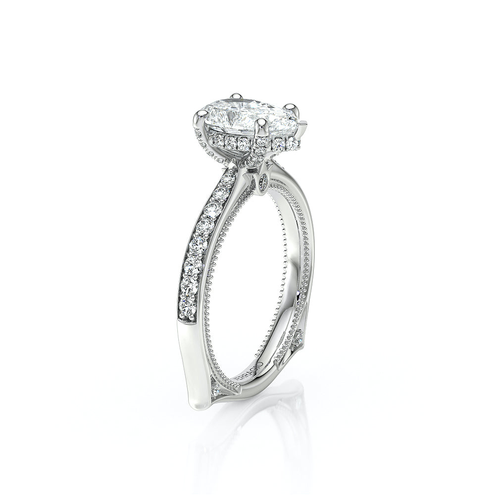 Vanguard-2203PS-14K White Gold Pear