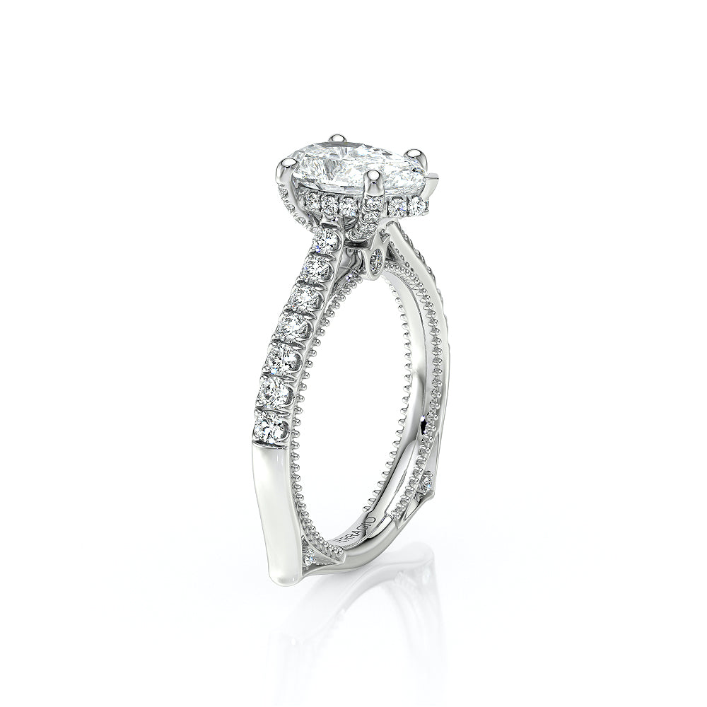 Vanguard-2208PS-18K White Gold Pear
