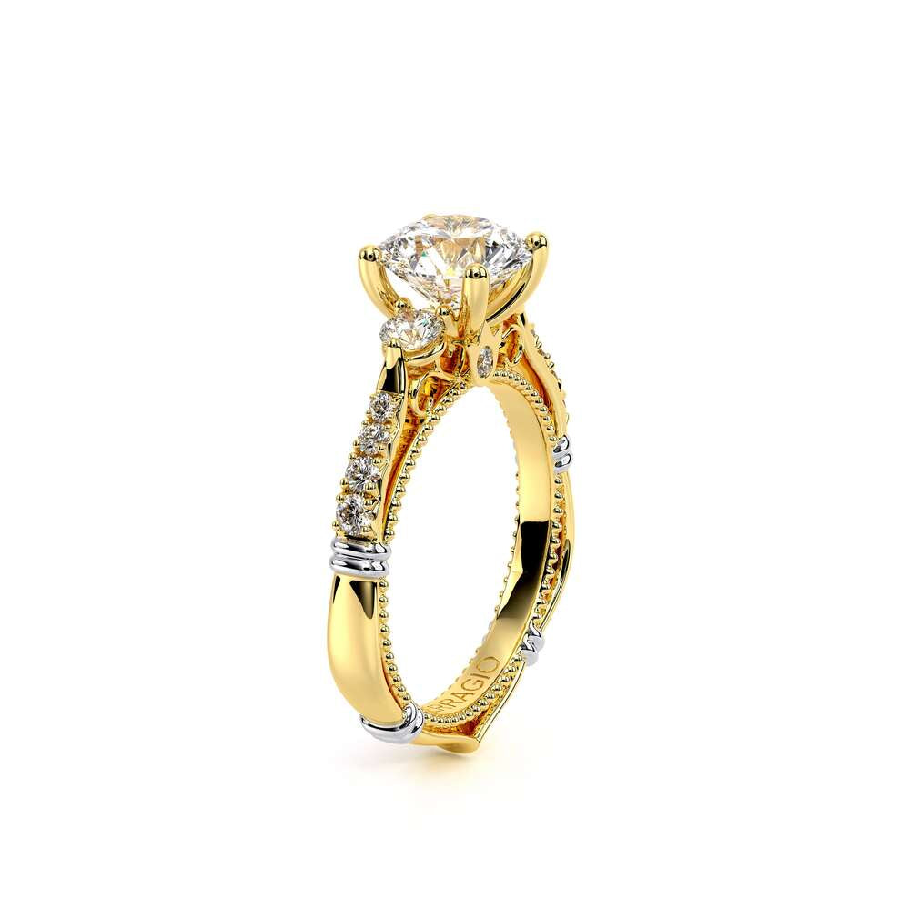Parisian-124r-14k Yellow Gold Round