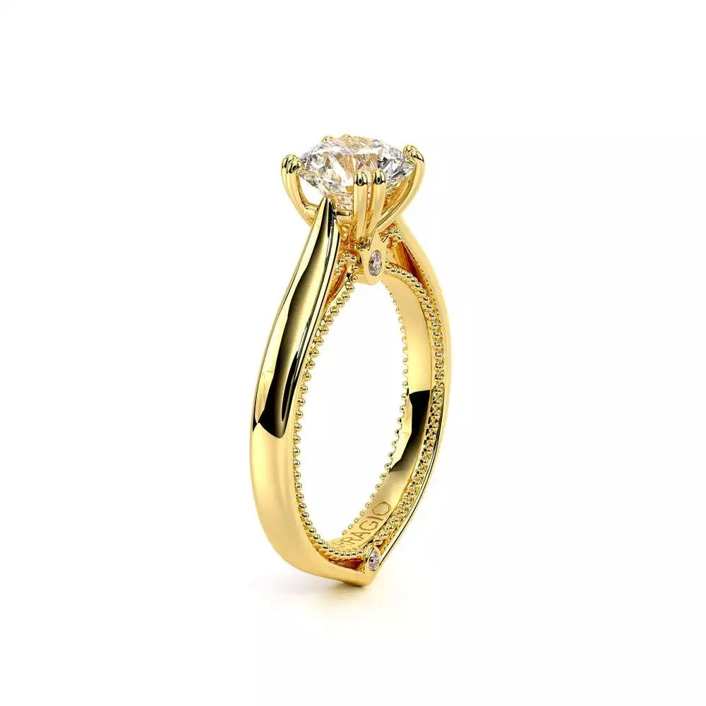 Couture-0418r-14k Yellow Gold Round