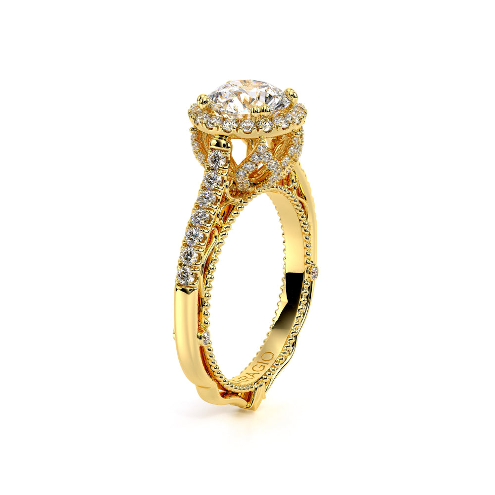 Venetian-5061r-14k Yellow Gold Round