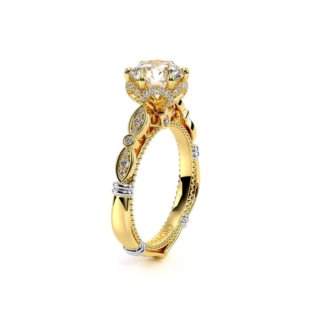 Parisian-151r-14k Yellow Gold Round
