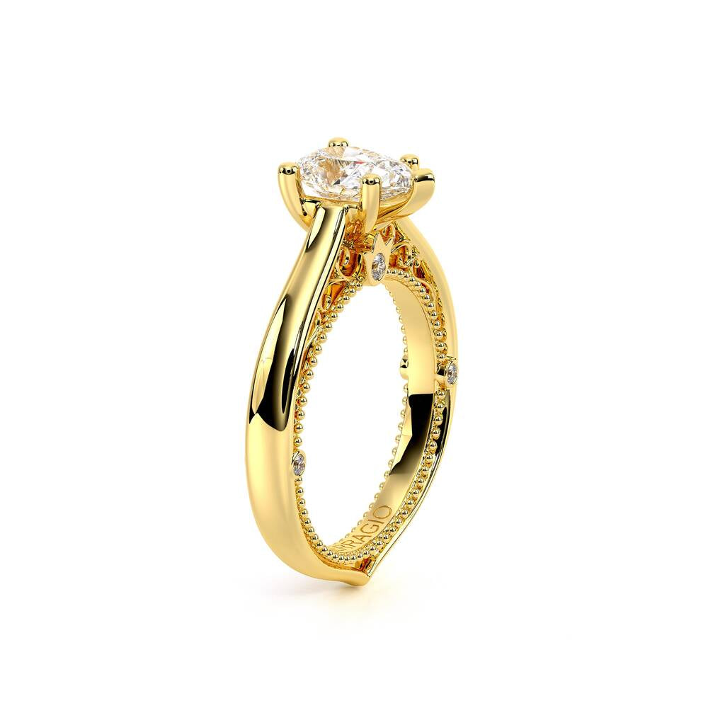 Venetian-5047pear-18k Yellow Gold Pear