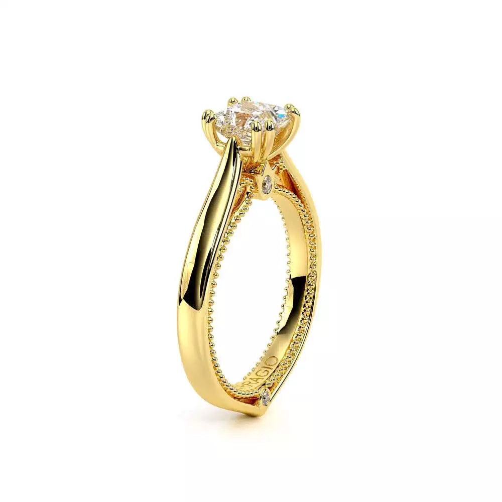 Couture-0418p-14k Yellow Gold Princess