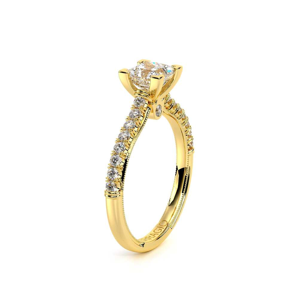 Renaissance-955P17-14K Yellow Gold Princess