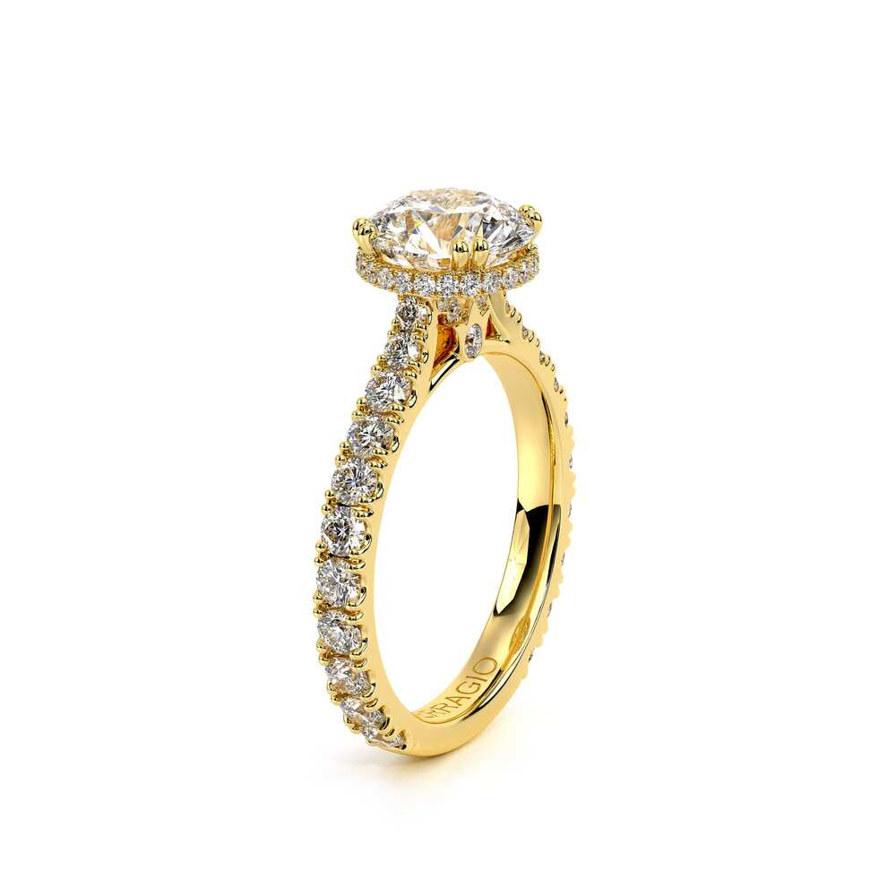 Renaissance-985R22-18K Yellow Gold Round
