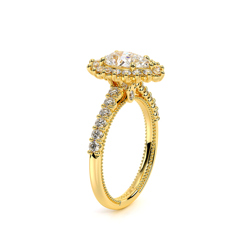 Renaissance-986PEAR-18K Yellow Gold Pear