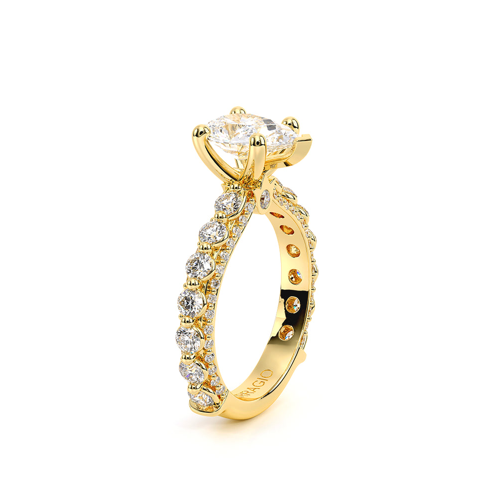 Couture-0488ps25-14k Yellow Gold Pear