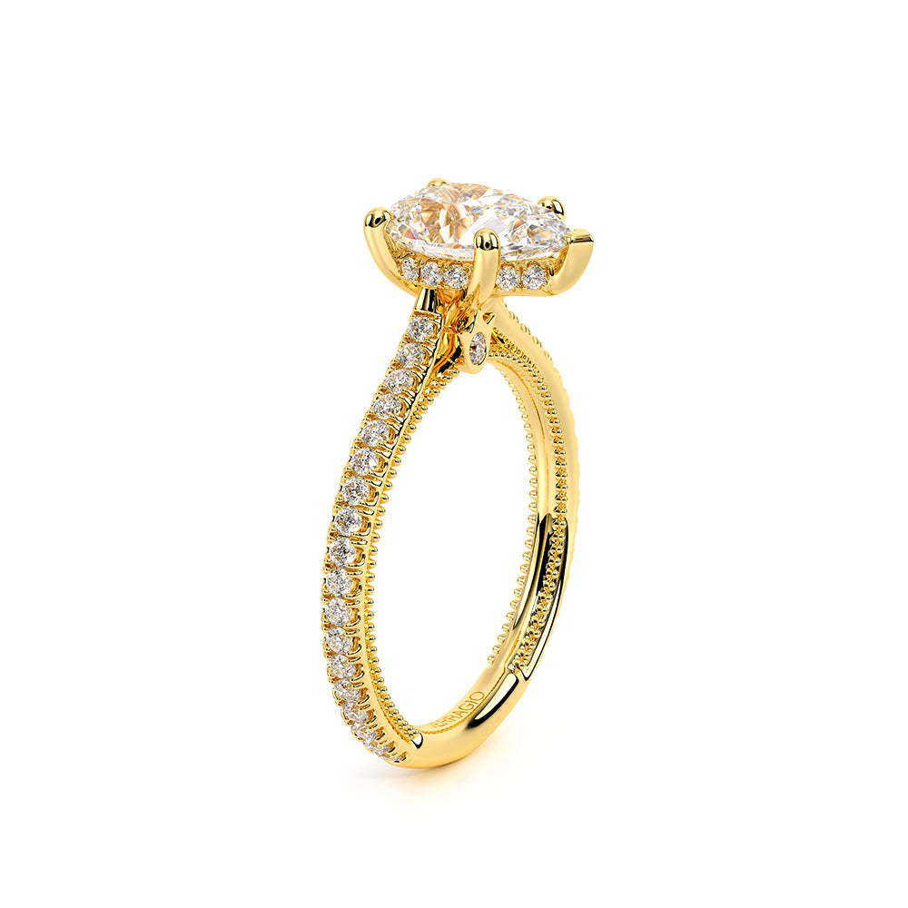 Renaissance-992PS13-18K Yellow Gold Pear