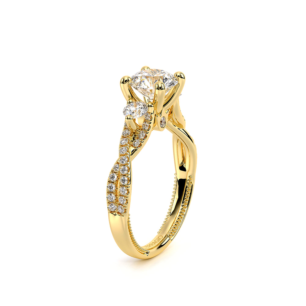 Renaissance-962-3R12-14K Yellow Gold Round