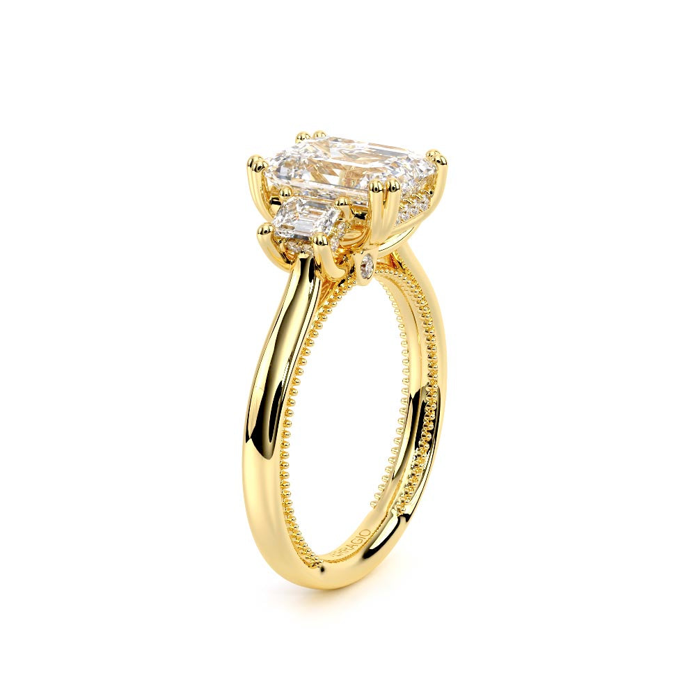 Renaissance-993EM-S-18K Yellow Gold Emerald