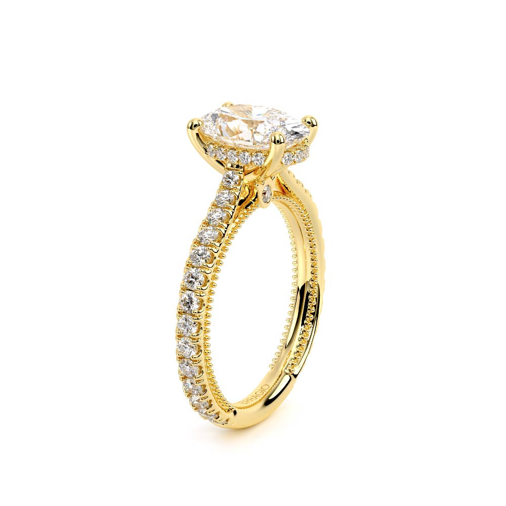 Renaissance-992OV17-18K Yellow Gold Oval