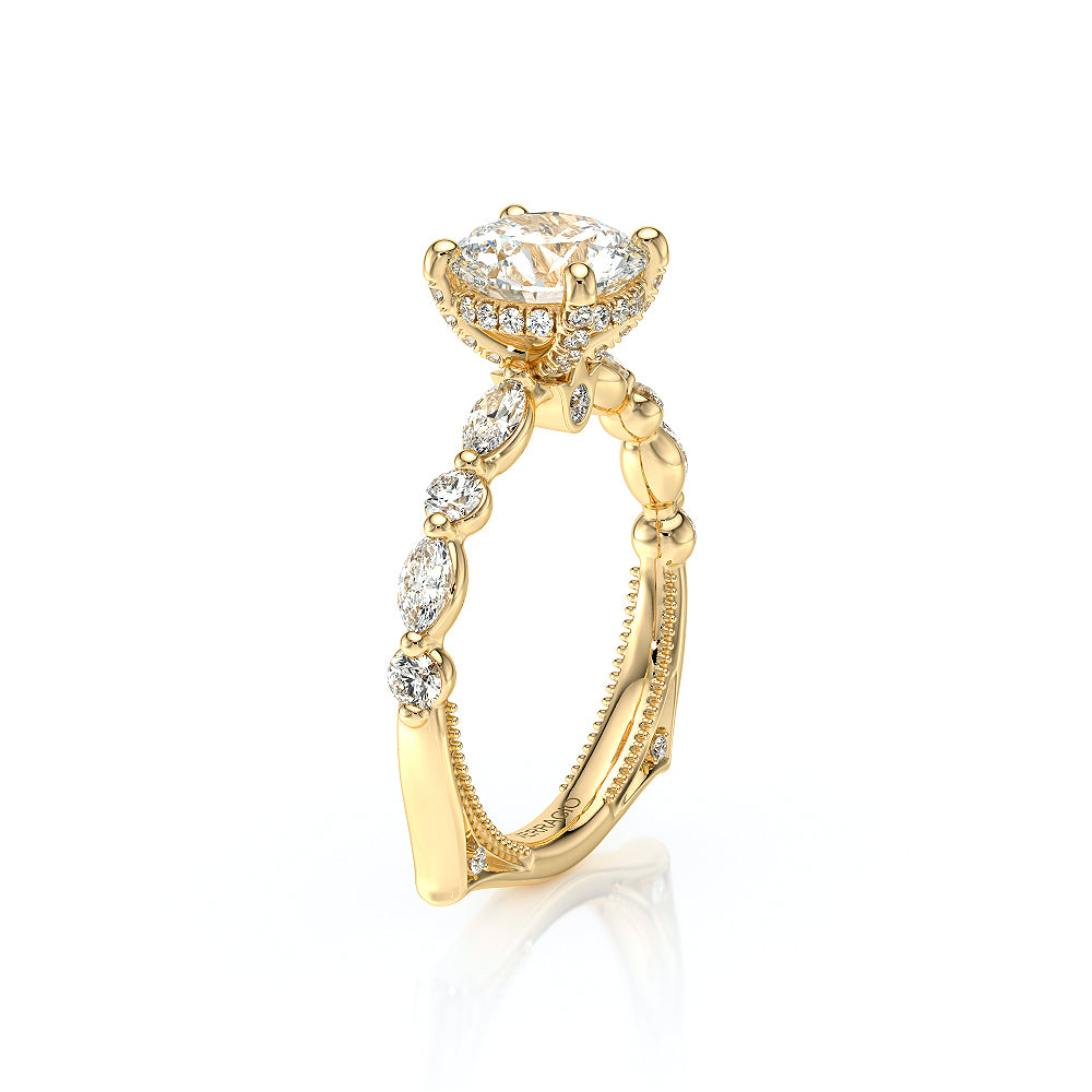 Vanguard-2202R-14K Yellow Gold Round