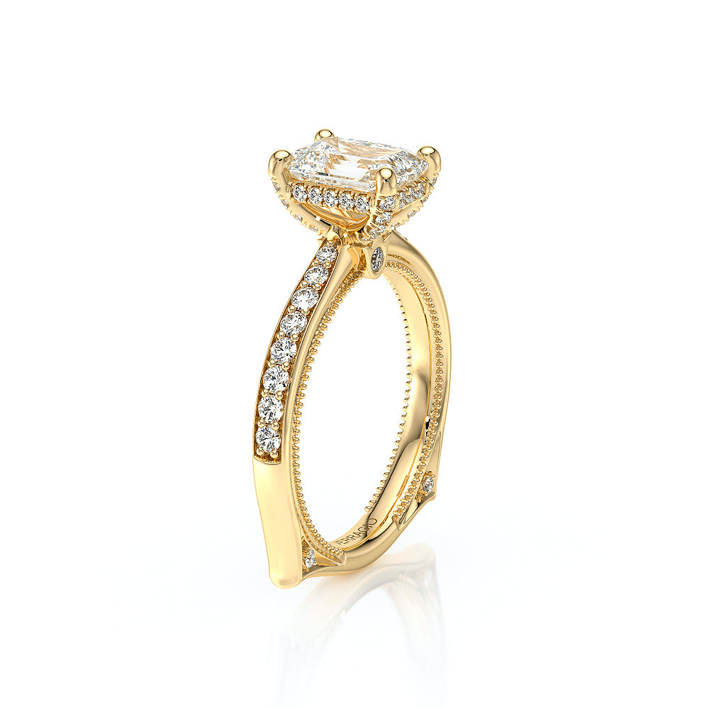 Vanguard-2203EM-18K Yellow Gold Emerald