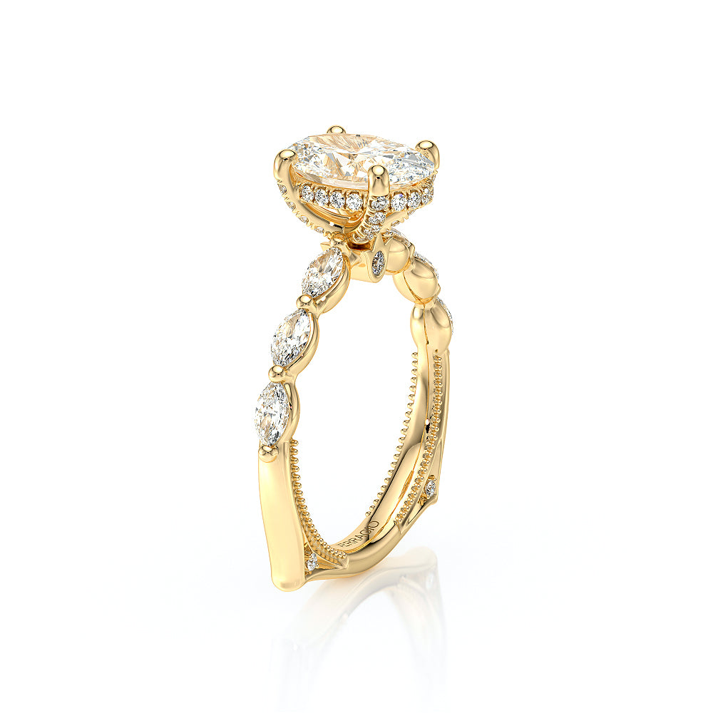 Vanguard-2205ov-18k Yellow Gold Oval