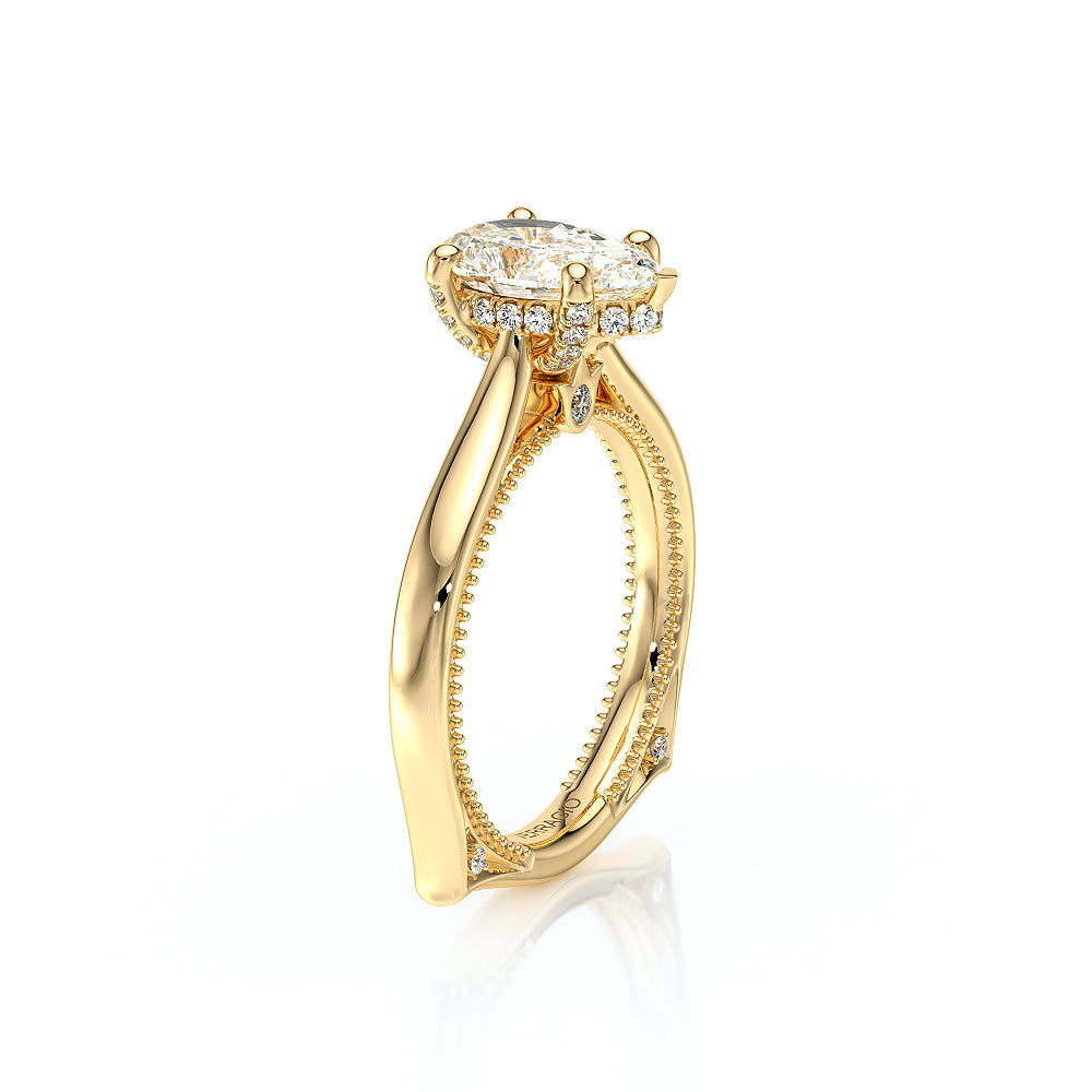Vanguard-2208ps-S-18k Yellow Gold Pear
