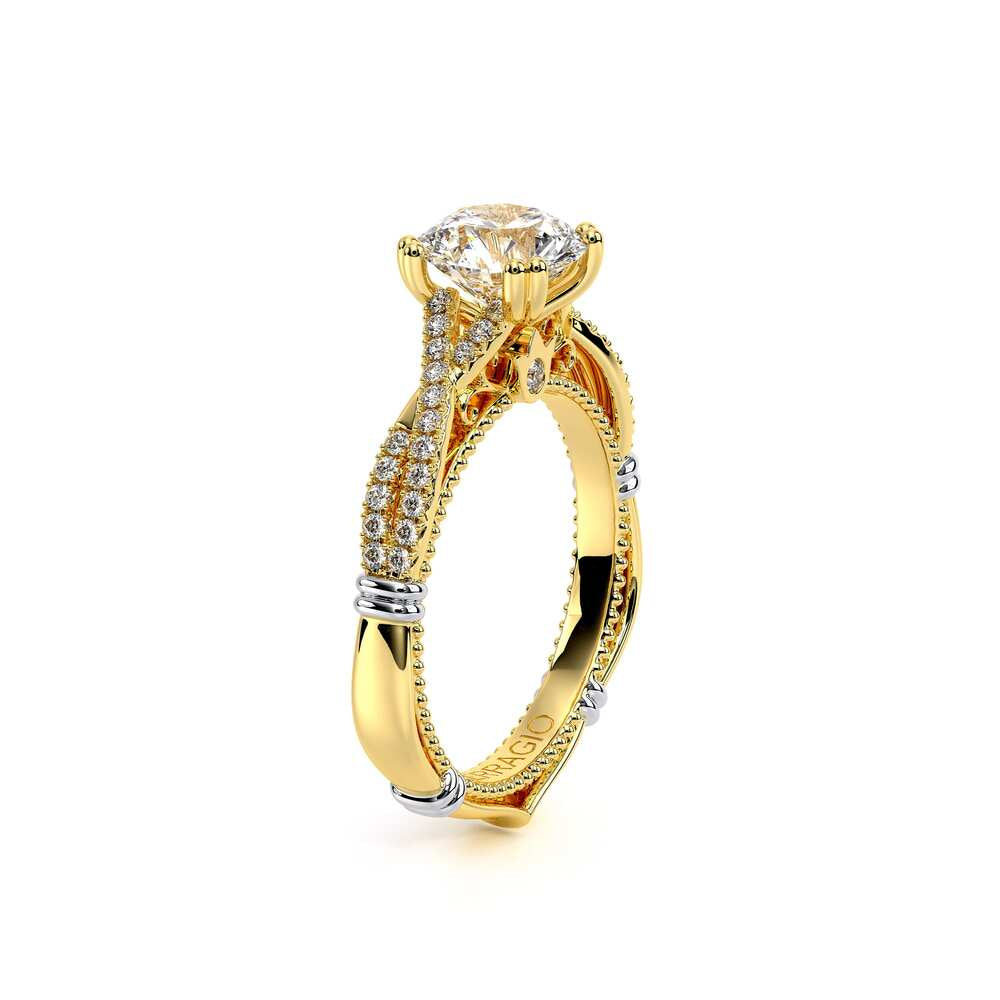Parisian-105r-14k Yellow Gold Round